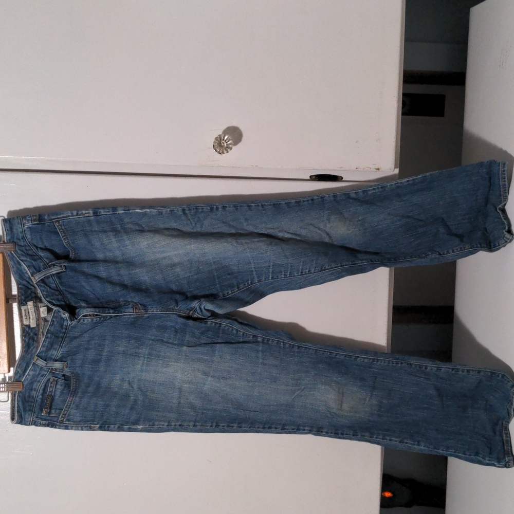 L.L. BeanWomens Relaxed Blue Jeans